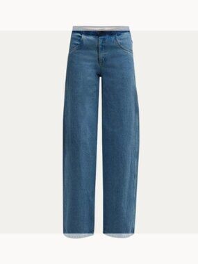 Christopher Esber NWT Deconstructed Denim Straight-Leg Jeans (ORIG. $643) (10US)